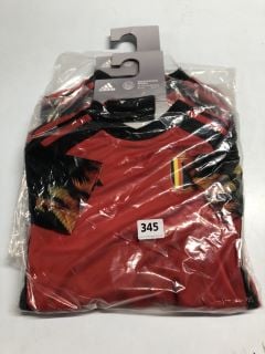 ADIDAS CHILDRENS ROYAL BELGIAN FA 1895 FOOTBALL KIT - SIZE 4 - 5 YEARS