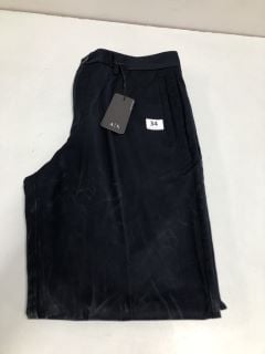 ARMANI EXCHANGE DARK BLUE SLIM FIT TROUSERS SIZE 32 R