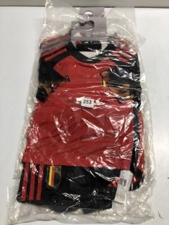 ADIDAS CHILDRENS ROYAL BELGIAN FA 1895 FOOTBALL KIT - VARIOUS SIZES