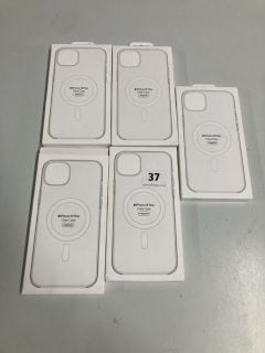 5 X MAGSAFE IPHONE 14 PLUS CLEAR CASES