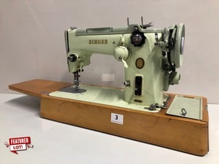 VINTAGE SINGER 319K HEAVY DUTY SEMI INDUSTRIAL SEWING MACHINE (SERIAL NO: K8212508) - APPROX : RRP.£600