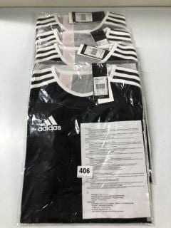 4 X ADIDAS CHILDRENS T SHIRTS - SIZE 13 - 14 YEARS