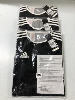 3 X ADIDAS CHILDRENS T SHIRTS - SIZE 13 - 14 YEARS