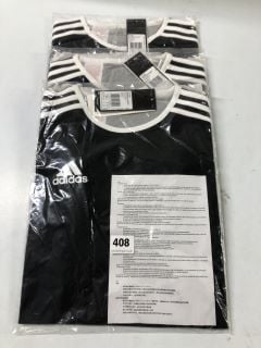 3 X ADIDAS CHILDRENS T SHIRTS - SIZE 13 - 14 YEARS