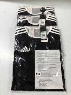 3 X ADIDAS CHILDRENS T SHIRTS - SIZE 13 - 14 YEARS