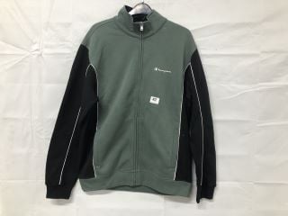 CHAMPION GREEN JUMPER - SIZE LARGE