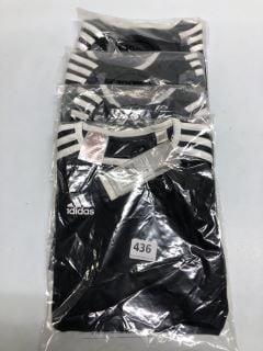 4 X ADIDAS CHILDRENS T SHIRT - SIZE 7 - 8 YEARS