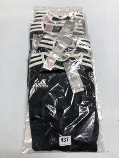 4 X ADIDAS CHILDRENS T SHIRT - SIZE 7 - 8 YEARS