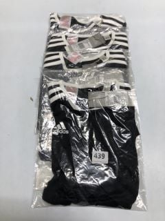 4 X ADIDAS CHILDRENS T SHIRT - SIZE 7 - 8 YEARS