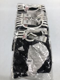 4 X ADIDAS CHILDRENS T SHIRT - SIZE 7 - 8 YEARS