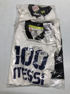 2 X ADIDAS CHILDRENS 100 MESSI KIT - SIZE 5 - 6 YEARS