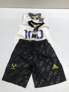 2 X ADIDAS CHILDRENS 100 MESSI KIT - SIZE 5 - 6 YEARS