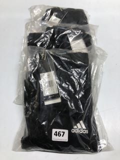 3 X ADIDAS CHILDRENS JOGGERS - SIZE 5 - 6 YEARS