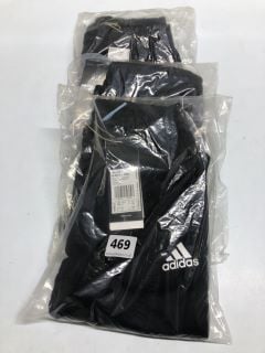 3 X ADIDAS CHILDRENS JOGGERS - SIZE 5 - 6 YEARS