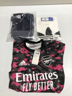 3 X CHILDRENS CLOTHING TO INC ADIDAS ARSENAL TOP - SIZE 15 - 16 YEARS