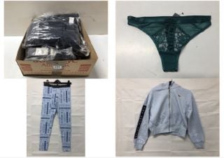 BOX OF VARIOUS WOMENS DESINGER CLOTHES VARIOUS SIZES