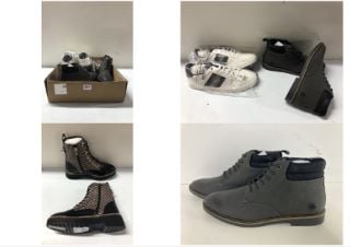 BOX OF DESIGNER SHOES VARIOUS SIZES