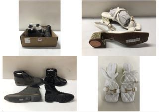 BOX OF DESIGNER SHOES VARIOUS SIZES