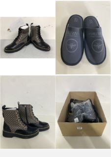 BOX OF DESIGNER SHOES VARIOUS SIZES