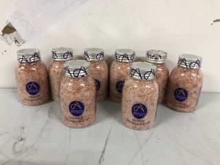 8 X ABSOLUTE AROMAS LAVENDER HIMALAYAN BATH SALT