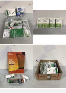 BOX OF HEALTH CARE ITEMS TO INC LLOYDS PHARMACY CLEAR PLASTERS