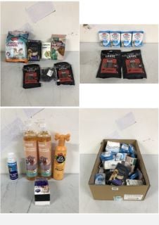 BOX OF PET PRODUCTS TO INC 100 PREMIUM POOP BAGS