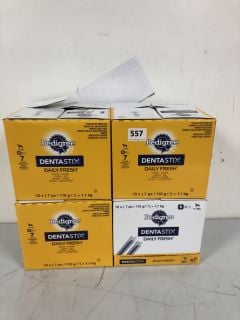 4 X PEDIGREE DENTASTIX DAILY FRESH - BEST BEFORE 09/11/2024