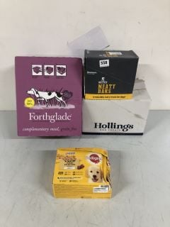 4 X PET PRODUCTS TO INC PEDIGREE MIXED SELECTION WITH RICE IN JELLY - BEST BEFORE 04/10/24