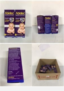 9 X ABIDEC IMMUNE SUPPORT 2 - IN - 1 DROPS FROM BIRTH - 3 YEARS - TOTAL RRP £135.00