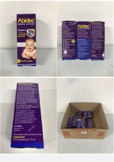 8 X ABIDEC IMMUNE SUPPORT 2 - IN - 1 DROPS FROM BIRTH - 3 YEARS - TOTAL RRP £120.00