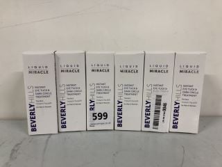 6 X BEVERLY HILLS LIQUID MIRACLE INSTANT EYE TUCK & DARK CIRCLE TREATMENT