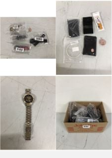 BOX OF JEWLERY TO INC SEKONDA WRIST WATCH