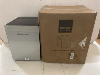 2 X MINI FRIDGES INC SENSIO HOME 15L MIN FRIDGE & WARMER