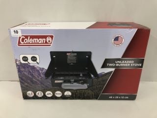 COLEMAN UNLEADED TWO BURNER STOVE RRP: £219.95