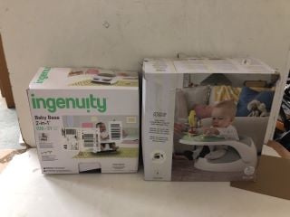 MAMAS & PAPAS BABY SNUG & INGENUITY BABY BASE 2 IN 1