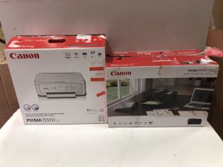 2X CANON PRINTERS INCL. CANON PIXMA TR4650 PRINTER