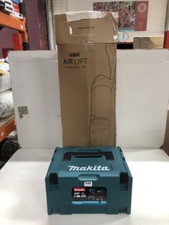 BOX OF ITEMS INC MAKITA 2 CORDLESS DRILL SET MODEL: DLX21145TJ