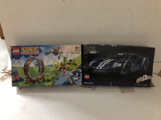 2 X LEGO ITEMS INC SONIC THE HEDGEHOG SONIC GREEN HILL ZONE