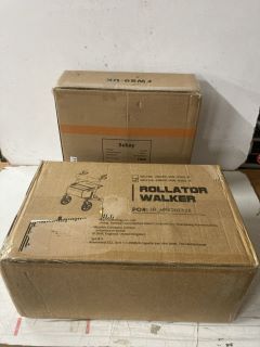 2 X ITEMS INC ROLLATOR WALKER