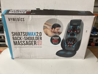 HOMEDICS SHATSUMAX 2.0 BACK & SHOULDER MASSAGER WITH HEAT