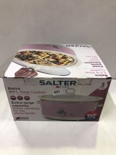 SALTER RETRO 6.5L SLOW COOKER