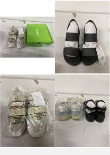 2 X SHOES INC CROCS BROOKLYN LOW WEDGE SIZE: UK 4