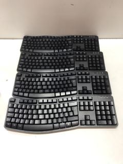 5 X KEYBOARDS INC LOGITECH KEYBOARD