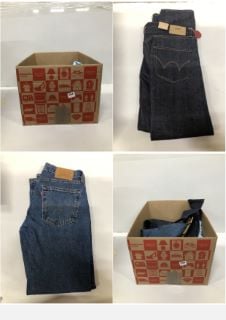 BOX OF CLOTHES IN VARIOUS SIZES AND DESIGNS