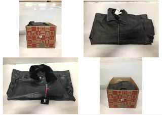 BOX OF CLOTHES IN VARIOUS SIZES AND DESIGNS