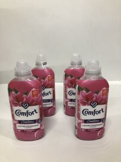 4 X COMFORT CREATIONS LASTING FRAGRANCE +SOFTNESS FABRIC CONDITIONER