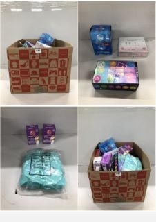 BOX OF ITEMS INC SEVEN SEAS PREGNANCY PLUS