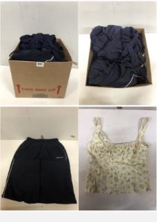 BOX OF PREMIUM DESIGNER CLOTHING IN VARIOUS SIZES & DESIGNS