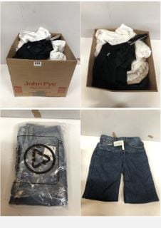 BOX OF PREMIUM DESIGNER CLOTHING IN VARIOUS SIZES & DESIGNS