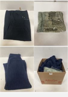 BOX OF PREMIUM DESIGNER CLOTHING IN VARIOUS SIZES & DESIGNS